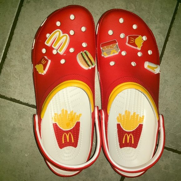 Crocs classic limited edition red Ronald McDonald’s clog - Picture 2 of 16